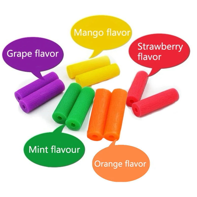 10pcs Dental Orthodontic Aligner Chewies for Invisalign Aligner Retainer Chewies Silicone Teeth Stick Bite Tooth Chew Aligners