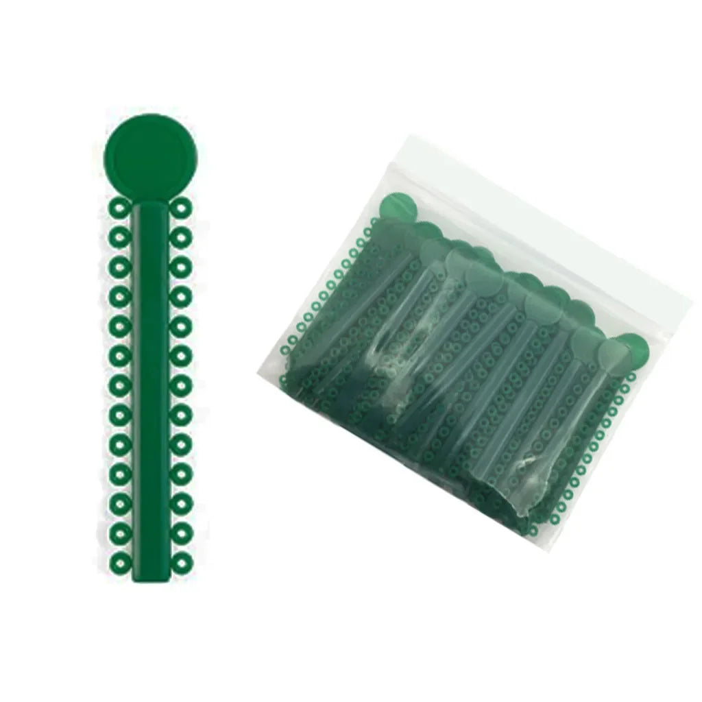 40Sticks=1040PCS Dental Orthodontic Elastic Ligature Ties Bands Ring for teeth Braces Dentist Ligating Gun Placer Tool Ortho