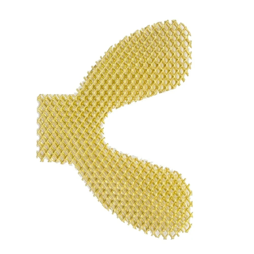 20Pcs Dental Metal Palatal Golden Reinforcement Mesh For Acrylic Partial Denture Upper Lower Dentistry Dentists Materials