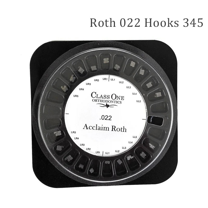 20 Pcs/Pack Dental Ceramic Braces Orthodontics Brackets Roth MBT .022 Slot Hooks 345/3 Dentistry Teeth Alignment Material