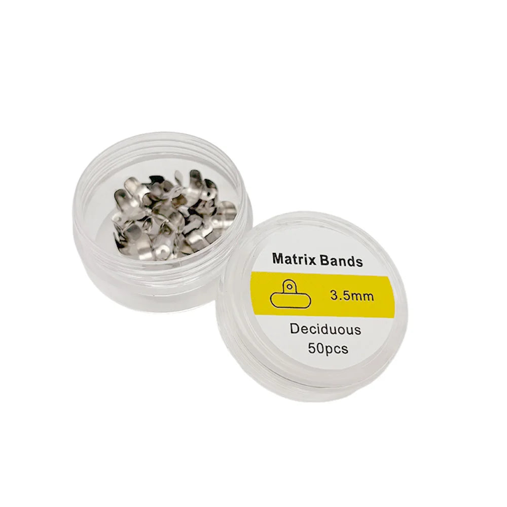 Dental Matrix Bands NITI Metal Matrices Clamp Ring Sectional Contoured Matrix System Clamping Dentist Tools Dentistry Material