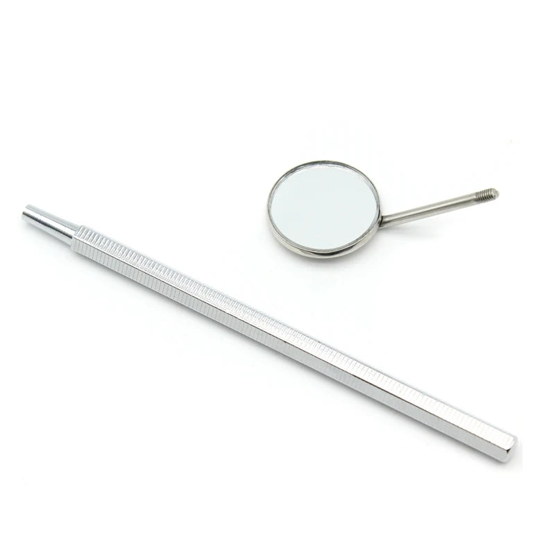 12pcs/set Dental Mouth Mirror Reflector Dentist Equipment Stainless Steel Dental Mouth Mirror Oral Care Tool Set Dental Lab