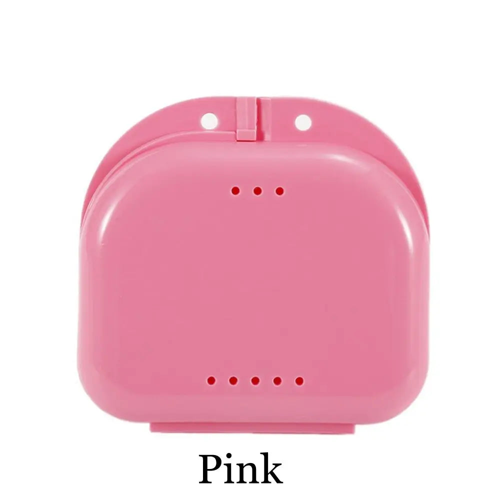 1Pcs Dental Retainer Orthodontic Mouth Guard Denture Storage Case Box Plastic Oral Hygiene Supplies Organizer Accessories