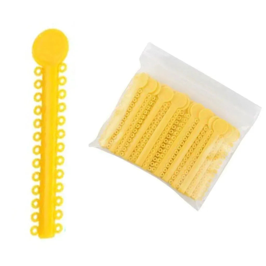 40Sticks=1040PCS Dental Orthodontic Elastic Ligature Ties Bands Ring for teeth Braces Dentist Ligating Gun Placer Tool Ortho