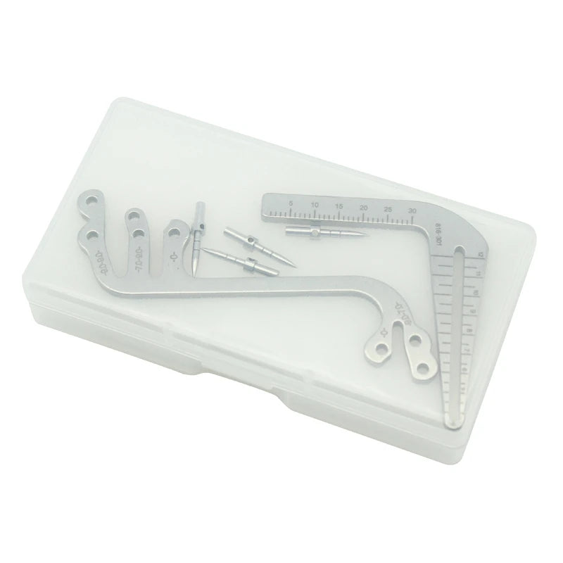 Dental Implant Guide Set Oral Planting Locator Positioning Guide Drilling Positioning Ruler Angle Ruler Implant Dentist