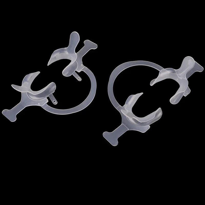 1pc Orthodontic Retractor Dental Photography Retractor Mouth Opener S/M/L Sizes Plastic C -Type Shape Dentistry Treatment Tools