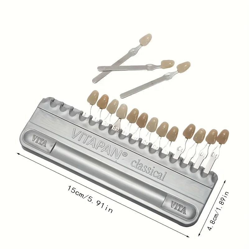 Dental Equipment Teeth Whiting Porcelain VITA Pan Classical 16 Colors Guide Vita Tooth Model Colorimetric Plate Model