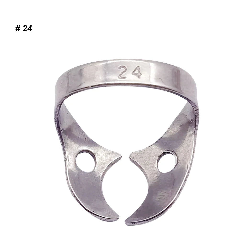 1Pc Dental Rubber Dam Clamps Endodontic Restorative Barrier Clips Stainless Steel Frame Holder for Molar Teeth Dentist Material