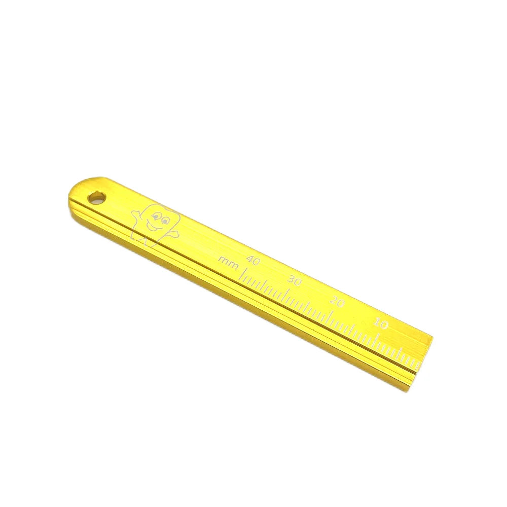 1Pc Colorful Aluminium Dental Endo Rulers Span Measure Scale Endodontic Finger Rulers Dentist Tools Materials