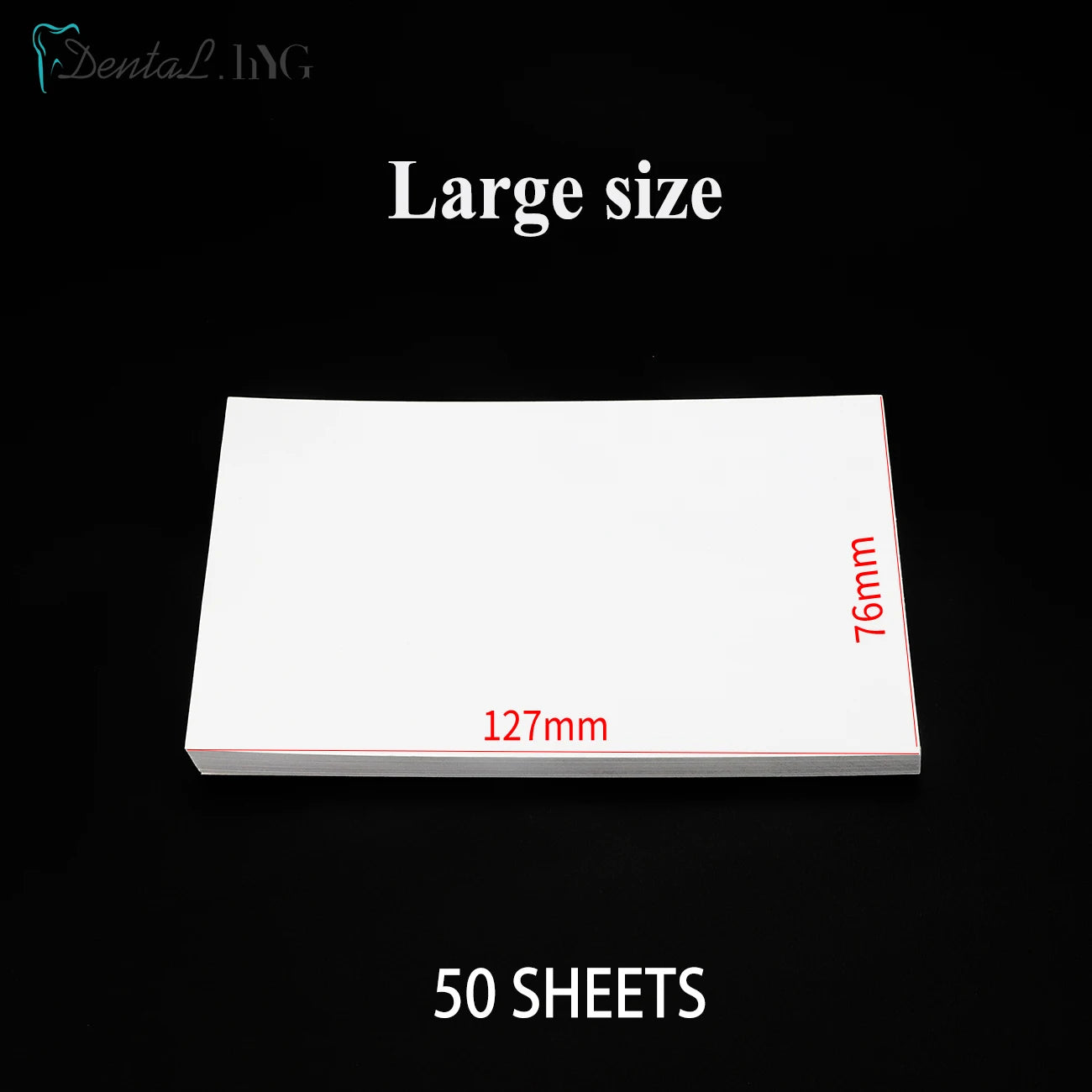 50Sheets/Pack Dental Disposable Mixing Paper Denture Laboratory Dentistry Tools Cement Powder Pad Dentist Material L/M/S