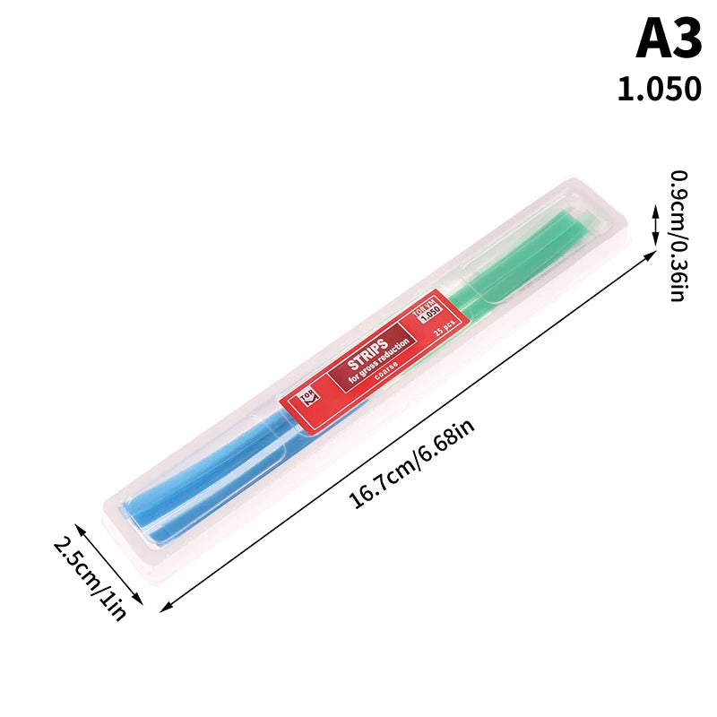 25/75/100Pcs Disposable Dental Abrasive Polishing Strips Teeth Whitening Shaping Grinding Metal Resin Strip Holder Tools