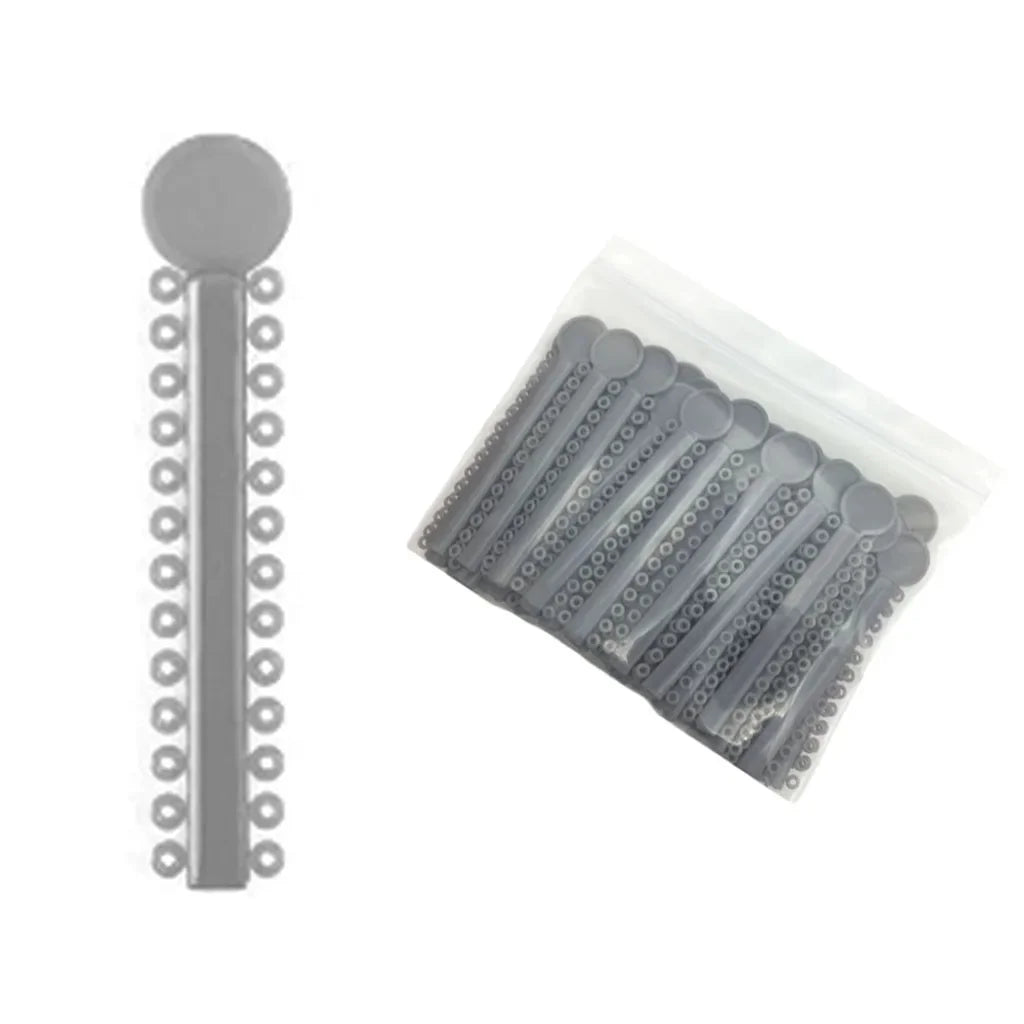 40Sticks=1040PCS Dental Orthodontic Elastic Ligature Ties Bands Ring for teeth Braces Dentist Ligating Gun Placer Tool Ortho