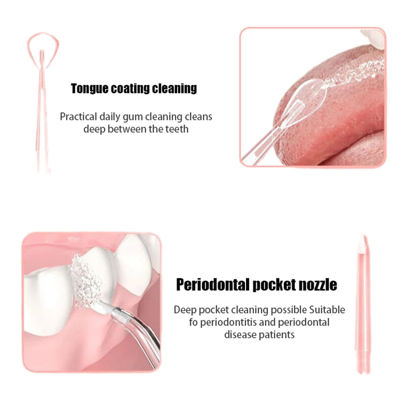 4Pcs/Set Replaceable Oral Dental Nozzles For Oral Irrigator Dental Water Jet Mouthwash Flosser