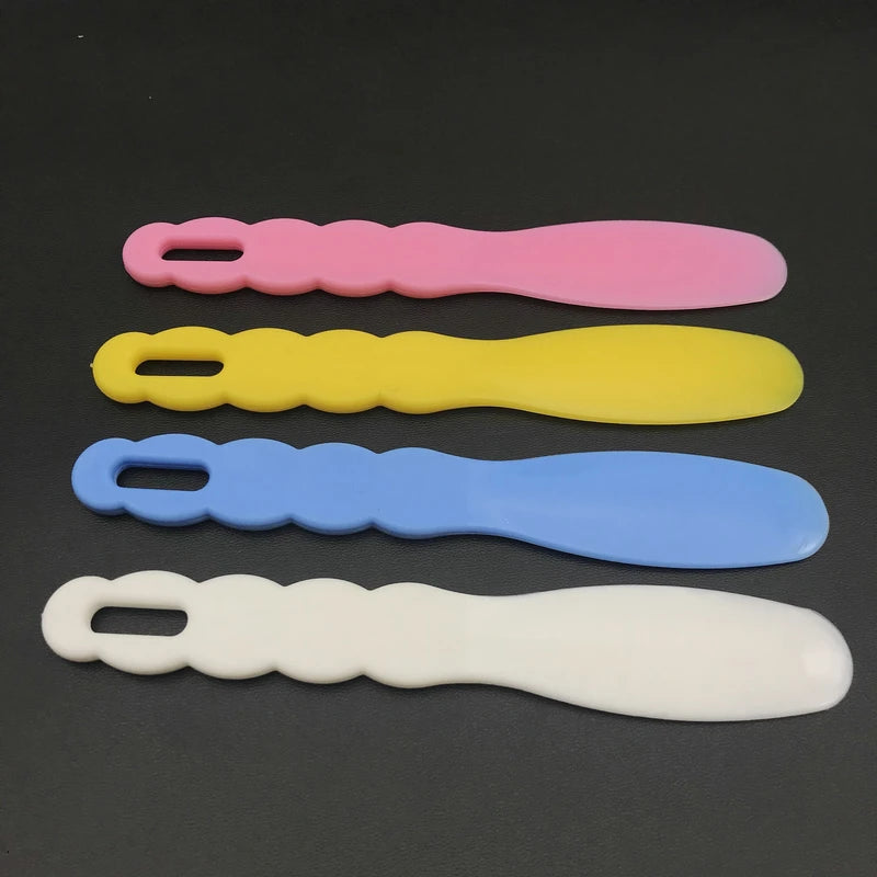4pcs Dental Assorted Lab Plastic Mixing Spatula For Impression Material Alginate