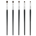 5pcs Dental Resin Brush Pen Porcelain Teeth Shaping Nylon Dentistry Adhesive Composite Cement Tool Nail Art Acrylic DIY Painting