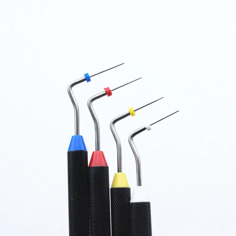 Dental Endodontic Hand Plugger Tip Instrument for Vertical Condensation Root Canal Filling and Obturation Presser Tool
