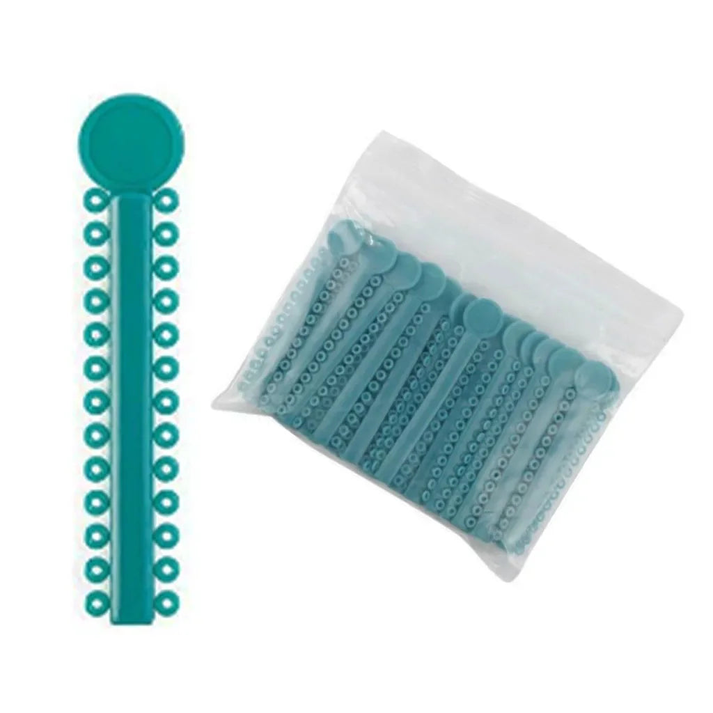 40Sticks=1040PCS Dental Orthodontic Elastic Ligature Ties Bands Ring for teeth Braces Dentist Ligating Gun Placer Tool Ortho