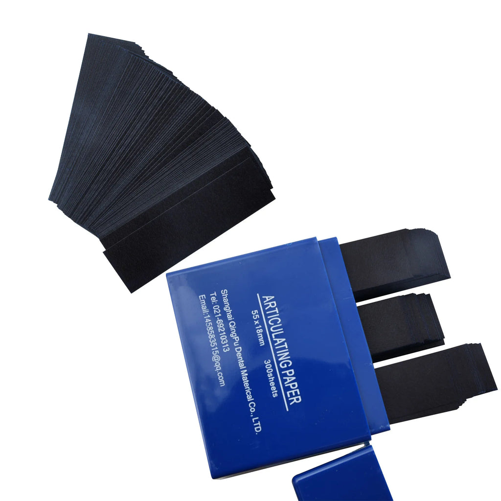 300 Sheet Dental Articulating Paper Strips Occlusive Paper Dental Lab Products Tool Oral Teeth Care Whitening Material 55*18mm