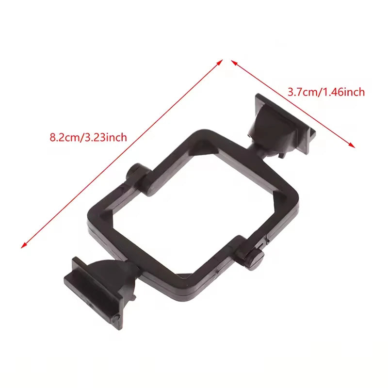 100pcs Dental Articulator Plastic Disposable Articulator Nylon Jaw Frame Black High and Low Neck Mouth Holder Dental Lab Tools