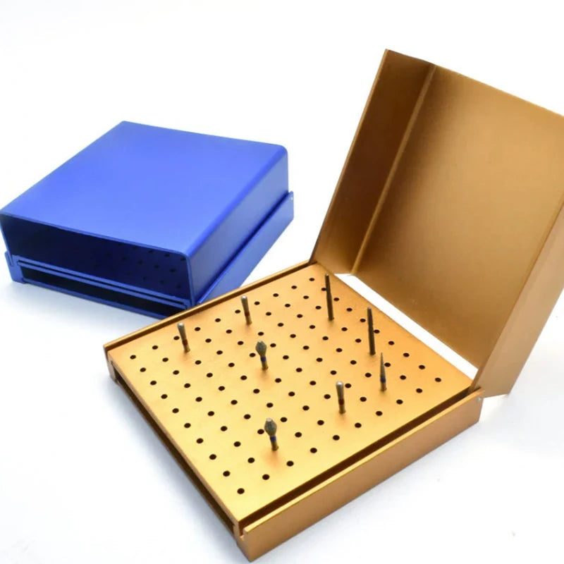 Dental Diamond Burs Drill Disinfection Block  30/52/86/152 Holes Heat-Resistant High Low Speed Burs Storage Organization Holder