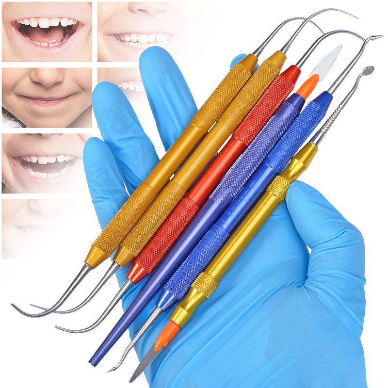 1pc Dentist Sculpture Knife Stainless Steel Versatile Teeth Wax Carving Tool Plaster Spatula Knife Blade Dentistry Instruments