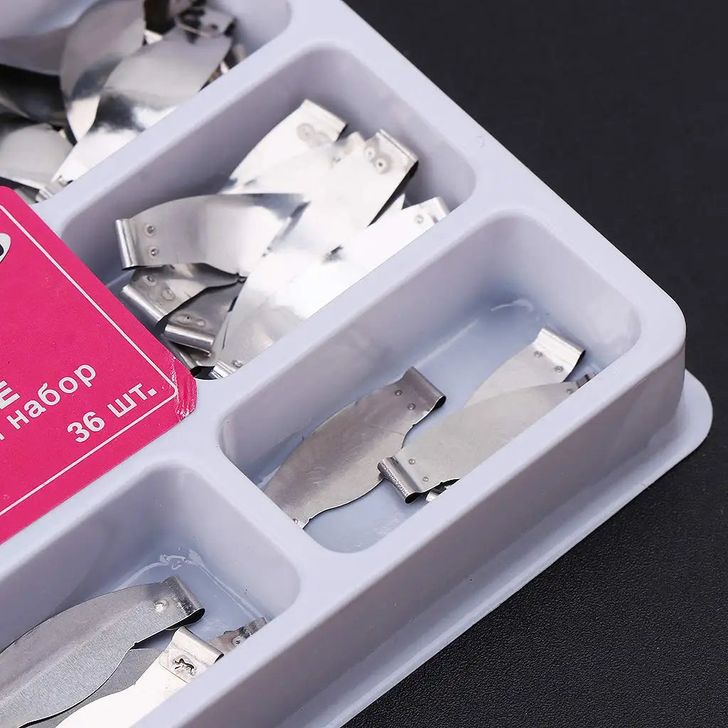 Kit Dental Saddle Contoured Metal Matrices Matrix Universal Kit with Spring Clip 1330
