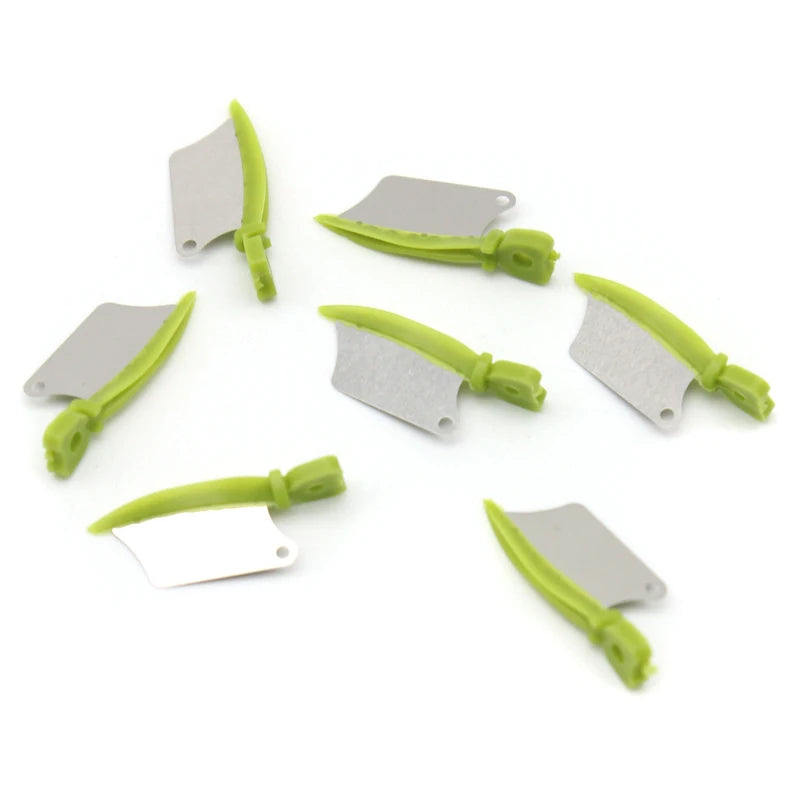 50Pcs/Box Dental Wedge Prime Teeth Interproximal Wedge Guard With Metal Plastic Wedge Knife With Dental Steel Matrix S/M/L