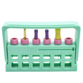 Dental Autoclavable Disinfection Record Times Endo Files Holder Box Instrument 6 Holes For Dentist Tool 1pcs