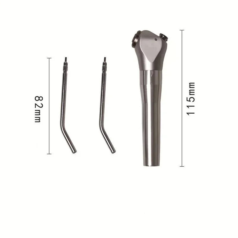 1PCS Dental Triple Syringe Handpiece Air Water Spray with 2 Nozzles Tips Tubes For Air Triple Syringe Dentistry Material