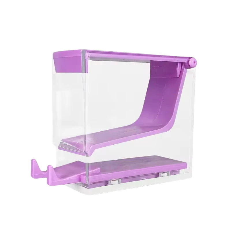 Dental Cotton Roll Dispenser Holder Press Type Box Holder Dental Swab Storage Box Dentistry Organizer Accessories Lab Supplies