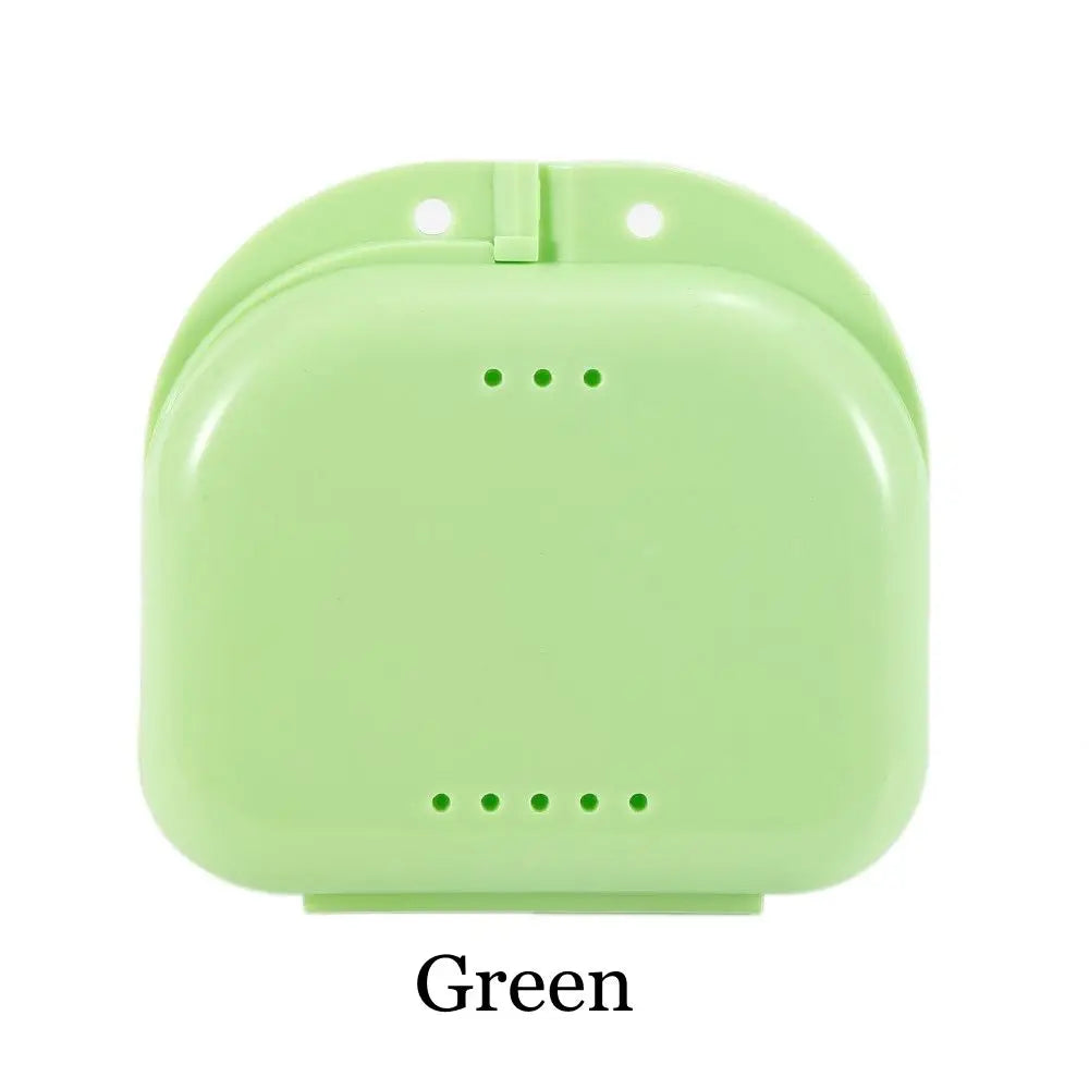 1Pcs Dental Retainer Orthodontic Mouth Guard Denture Storage Case Box Plastic Oral Hygiene Supplies Organizer Accessories