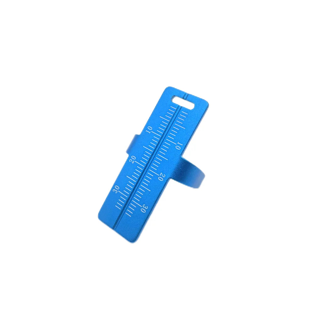 1Pc Colorful Aluminium Dental Endo Rulers Span Measure Scale Endodontic Finger Rulers Dentist Tools Materials