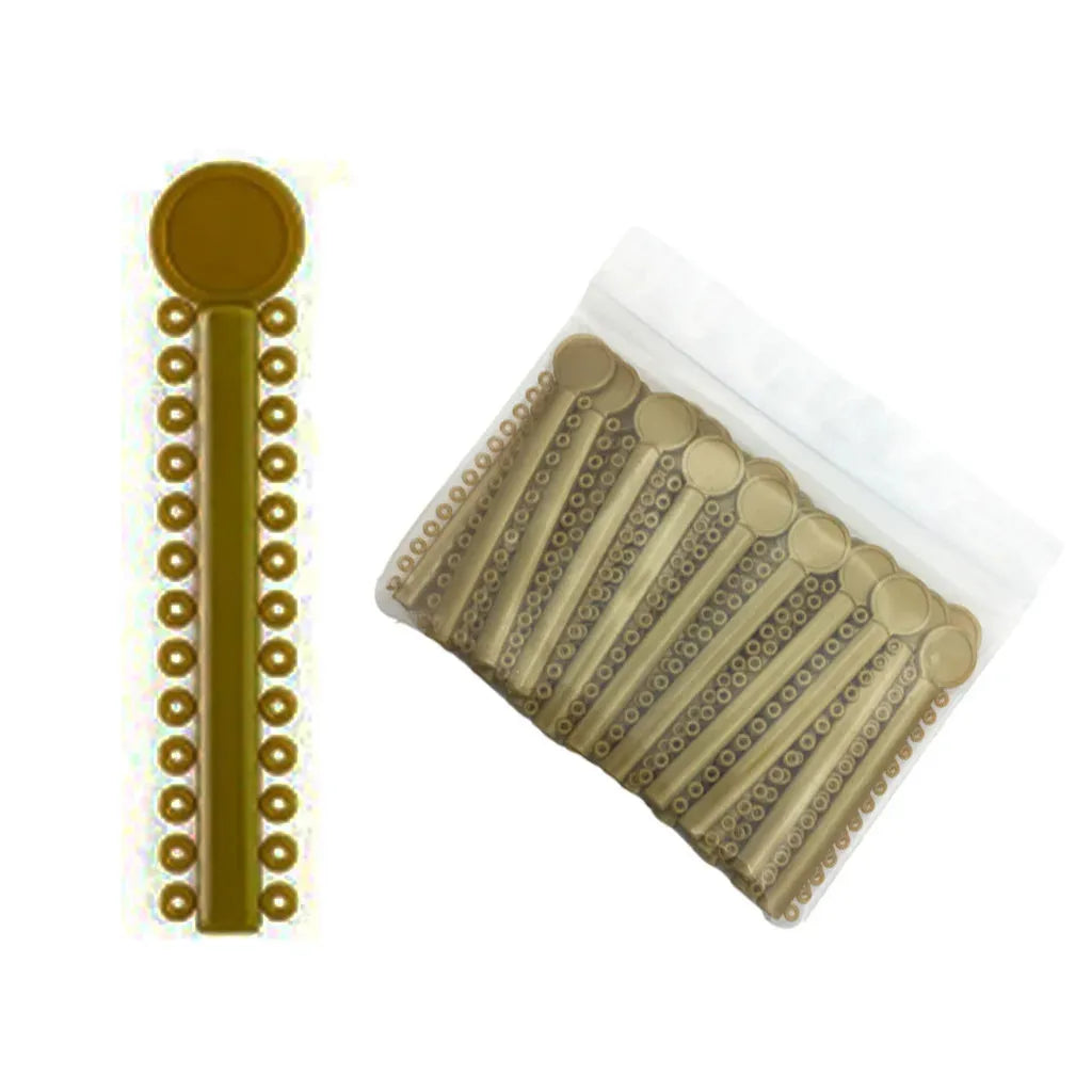 40Sticks=1040PCS Dental Orthodontic Elastic Ligature Ties Bands Ring for teeth Braces Dentist Ligating Gun Placer Tool Ortho