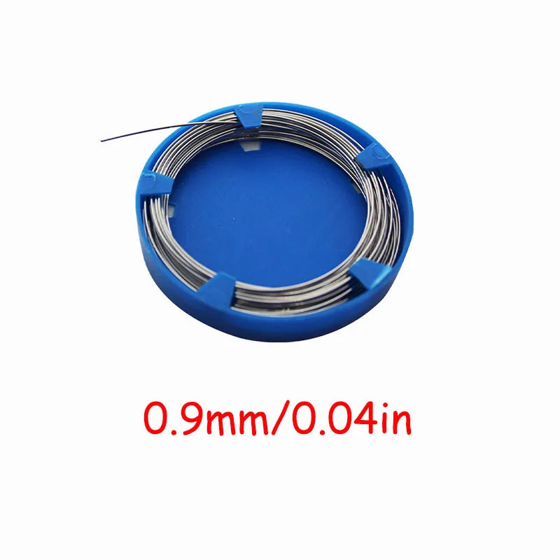 1Box/Roll Dental Orthodontics Round Stainless Steel 0.5-1.6mm  Arch Wire Dentist Oral materials Teeth Surgical Instruments