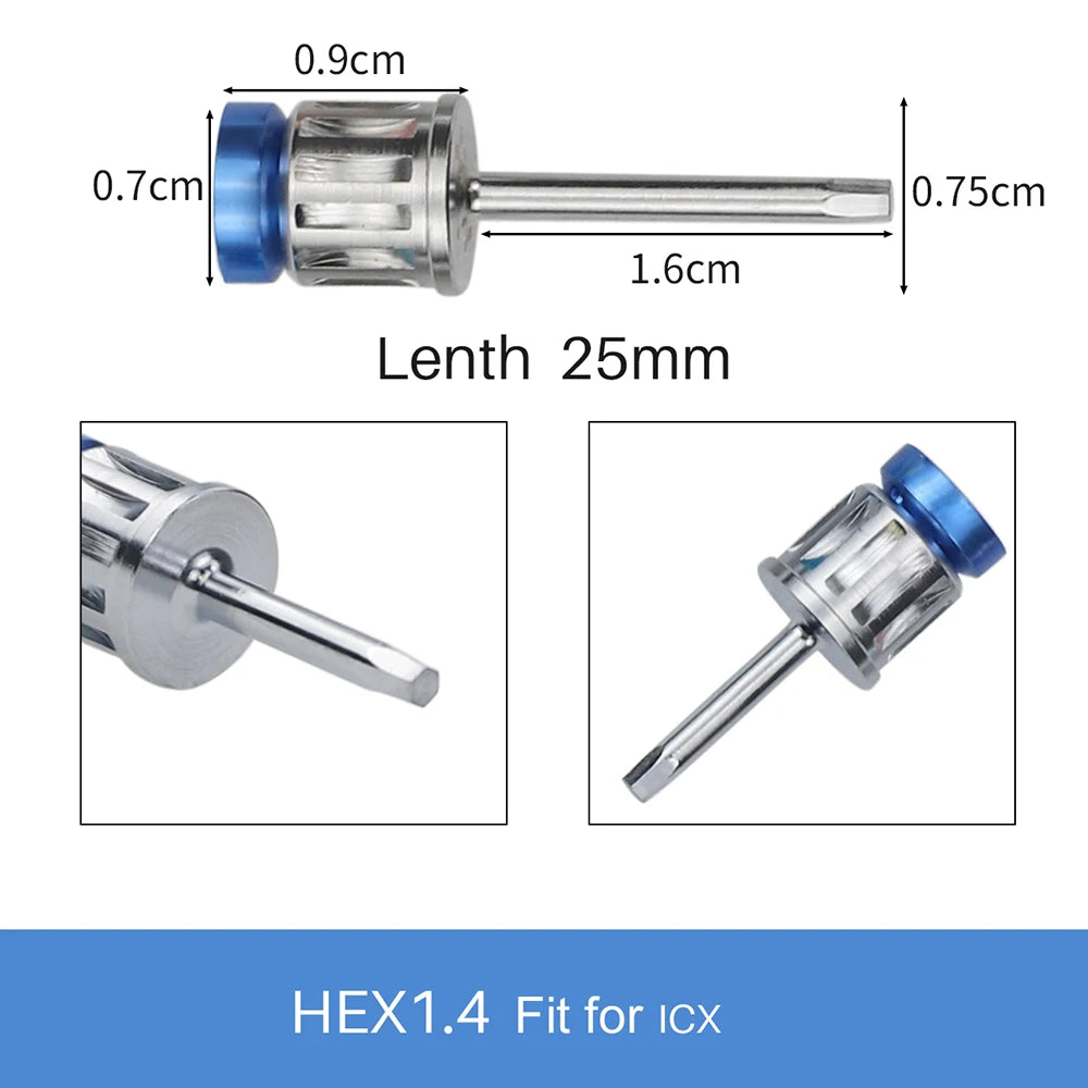 Dental Implant Restoration Tool Kit Dental Tool Box Dental Universal Implant Torque Screwdrivers Wrench 10-70NCM Dentist Tools