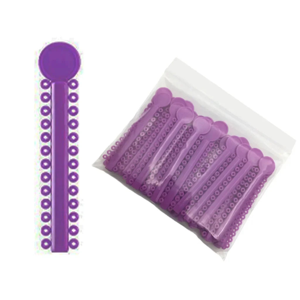 40Sticks=1040PCS Dental Orthodontic Elastic Ligature Ties Bands Ring for teeth Braces Dentist Ligating Gun Placer Tool Ortho