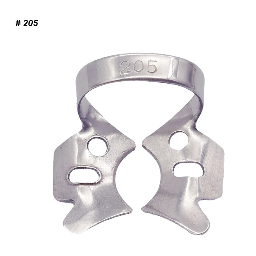 1Pc Dental Rubber Dam Clamps Endodontic Restorative Barrier Clips Stainless Steel Frame Holder for Molar Teeth Dentist Material