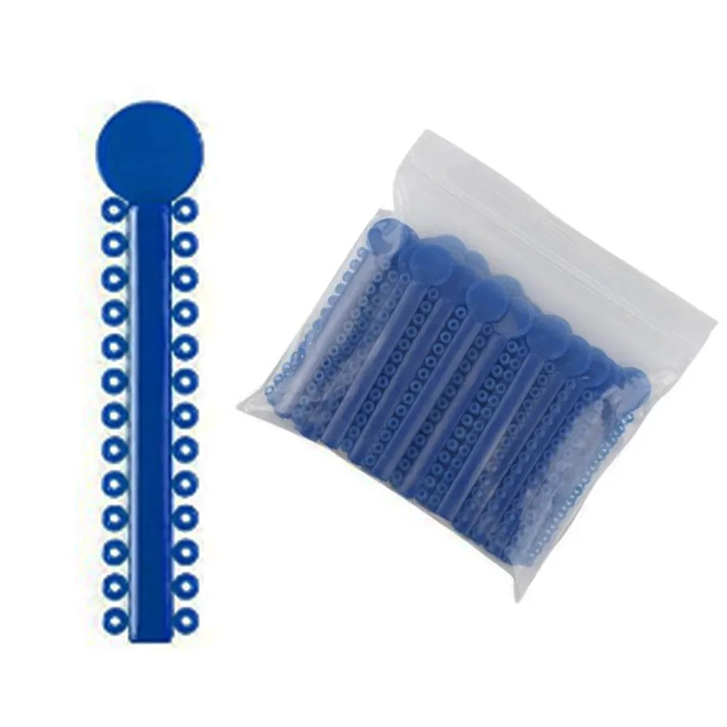 40Sticks=1040PCS Dental Orthodontic Elastic Ligature Ties Bands Ring for teeth Braces Dentist Ligating Gun Placer Tool Ortho