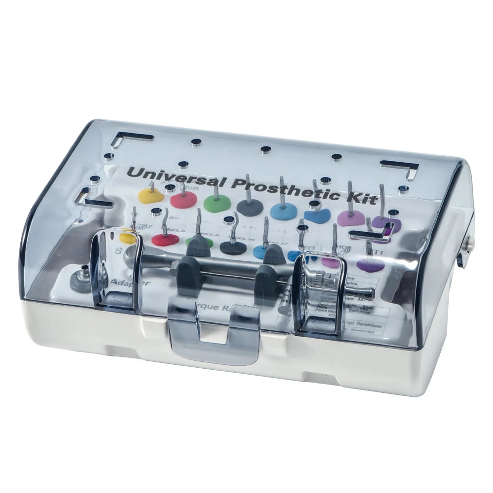 Dental Implant Restoration Tool Kit Dental Tool Box Dental Universal Implant Torque Screwdrivers Wrench 10-70NCM Dentist Tools