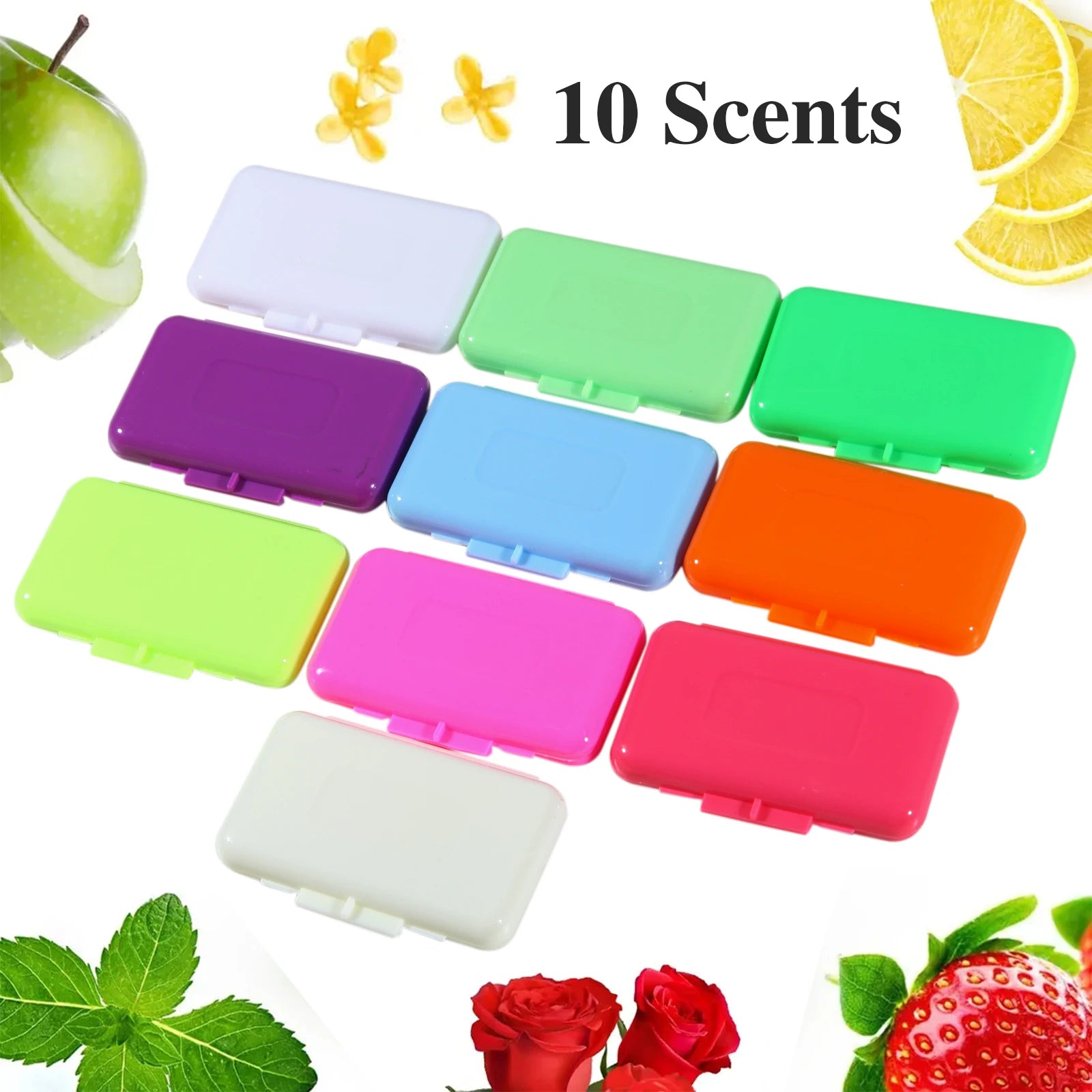 10Packs Dental Orthodontic Relief Wax for Bracket Patient Relief Protect Lips and Gums Irritation Fruit 10 Scents