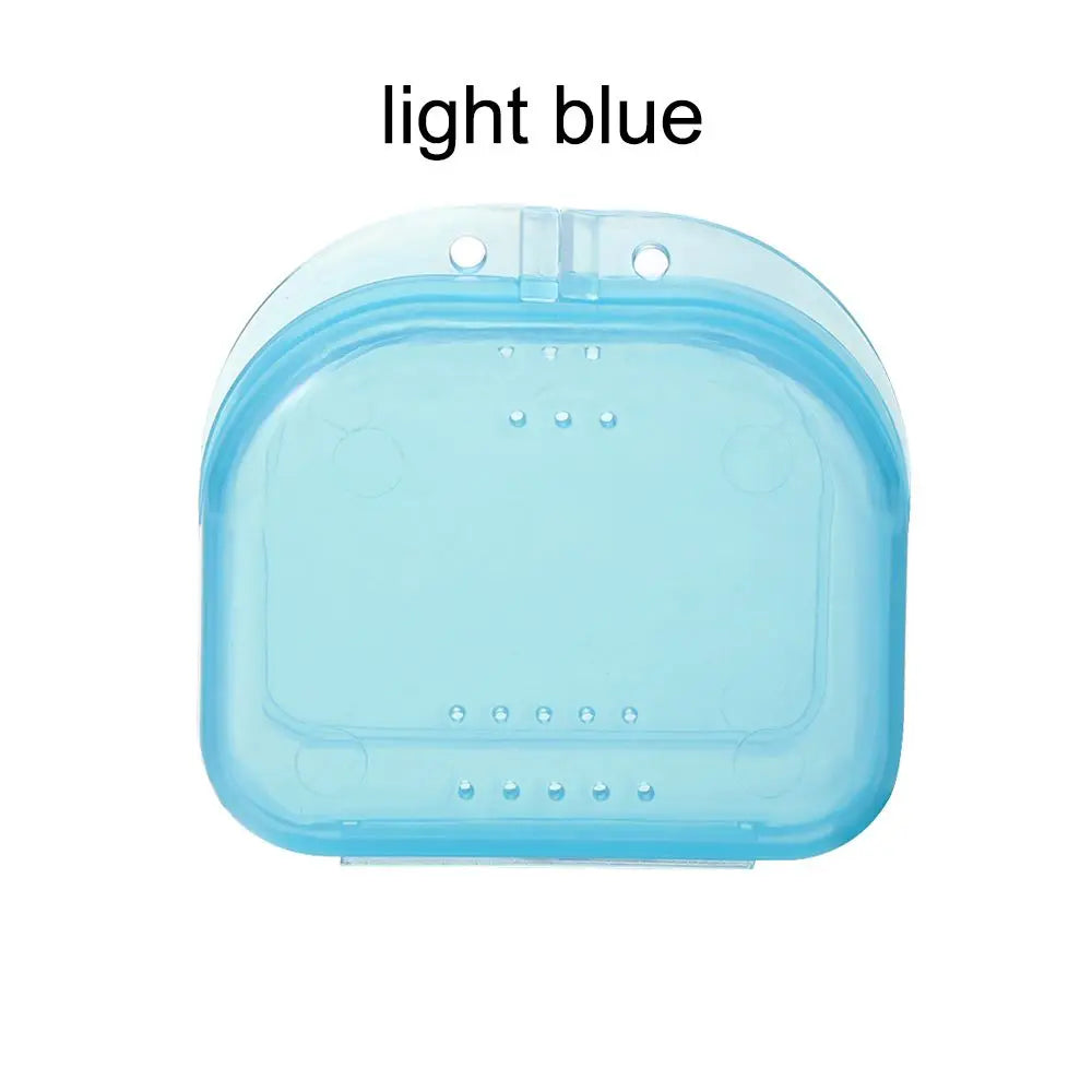 1Pcs Dental Retainer Orthodontic Mouth Guard Denture Storage Case Box Plastic Oral Hygiene Supplies Organizer Accessories