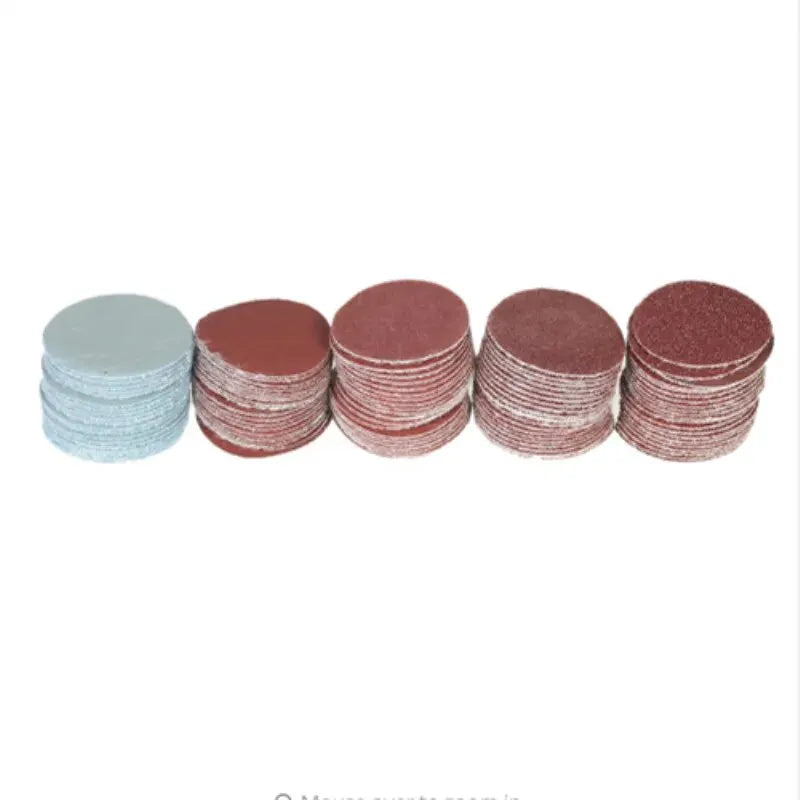 ITLY 1 Inch 100 Piece Sandpaper Set 25mm Sanding Disc Sanding Disc Abrasive Paper 1 Inch Abrasive Polishing Pad for Dremel Tools