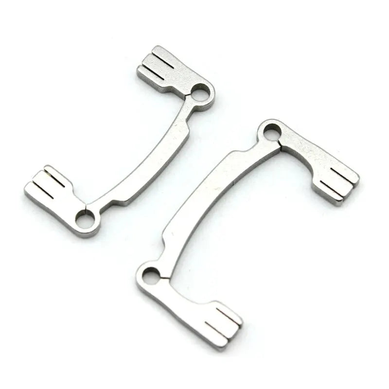 2PCS Dental Polishing Strip Holder Set Metal Hand Held Finishing Dentist Oral Cavi Tool For Resin Teeth Grinding