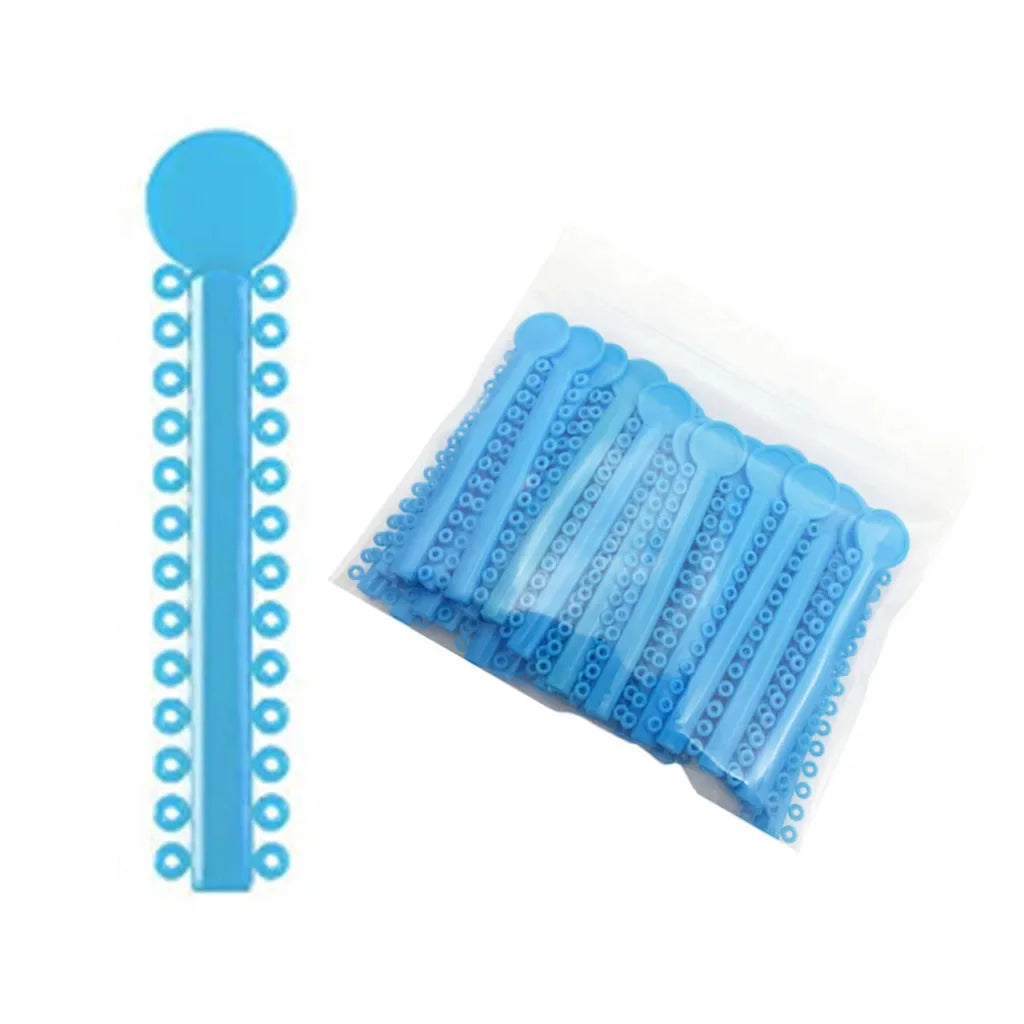 40Sticks=1040PCS Dental Orthodontic Elastic Ligature Ties Bands Ring for teeth Braces Dentist Ligating Gun Placer Tool Ortho