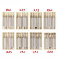 5PCS Dental Tungsten Carbide Burs RA For Slow Low Speed Contra Angle Handpiece Round Drill Bits Dentist Lab Polishing Cutter Bur