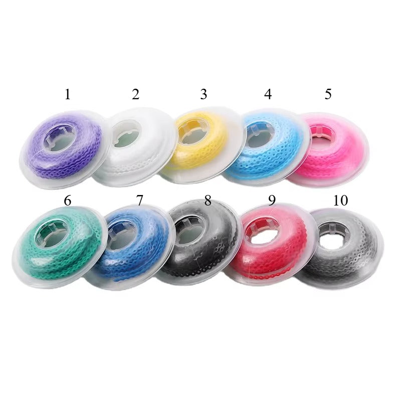 15Feet/ Pcs Dental Orthodontic Spool Elastic Rubber Band Power Chains Tie High Strength Ultra Power Chains