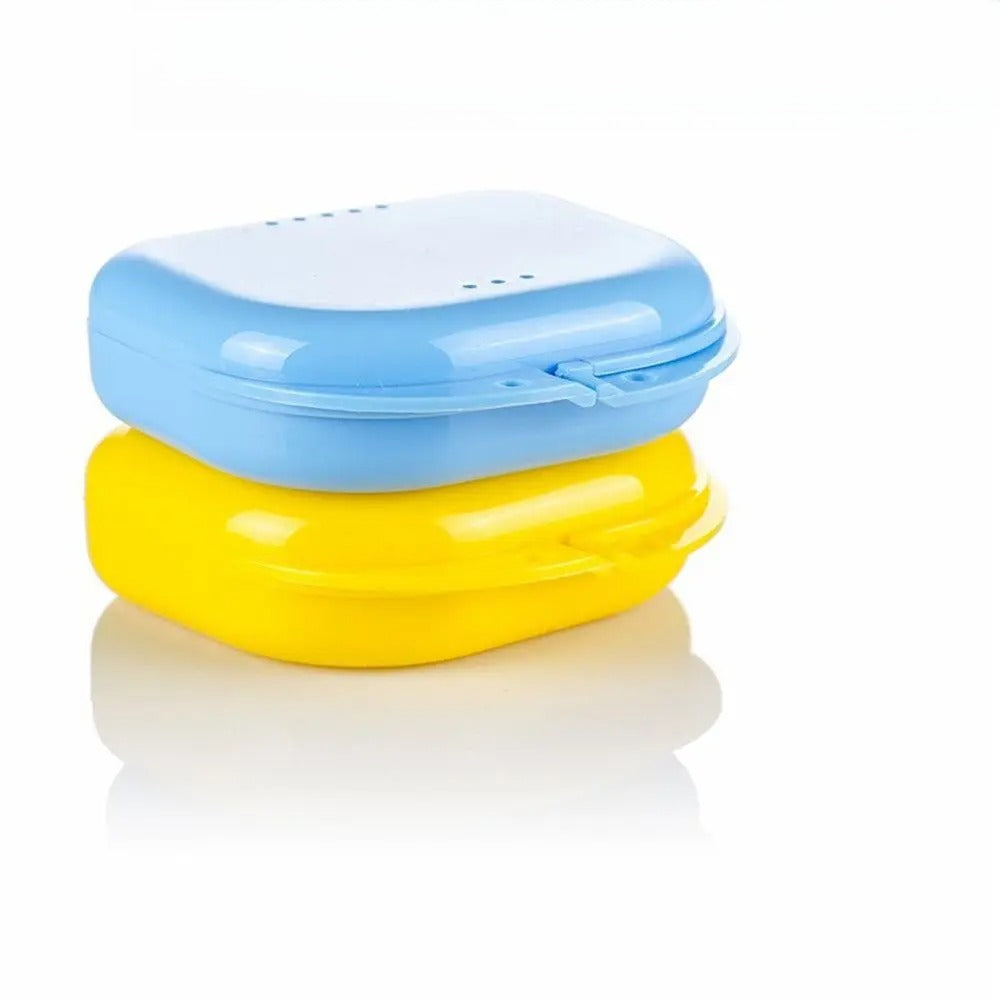 1Pcs Dental Retainer Orthodontic Mouth Guard Denture Storage Case Box Plastic Oral Hygiene Supplies Organizer Accessories
